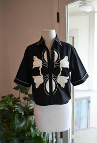 Never A Wallflower - Florentine Button Down Top