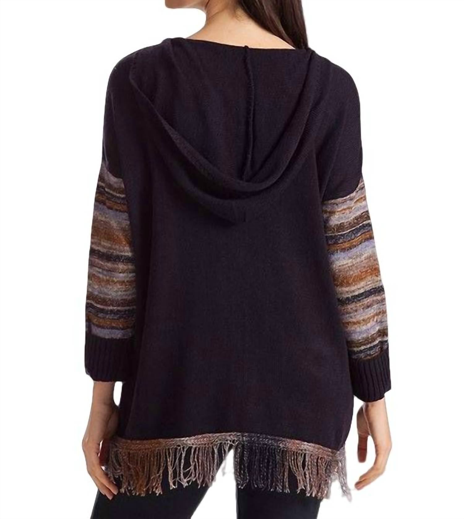 French Kyss - McKenna Zip Hoodie W/ Fringe