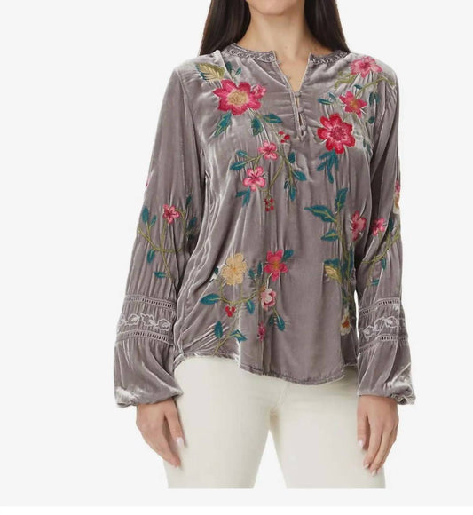 Johnny Was - Velvet estate blouse