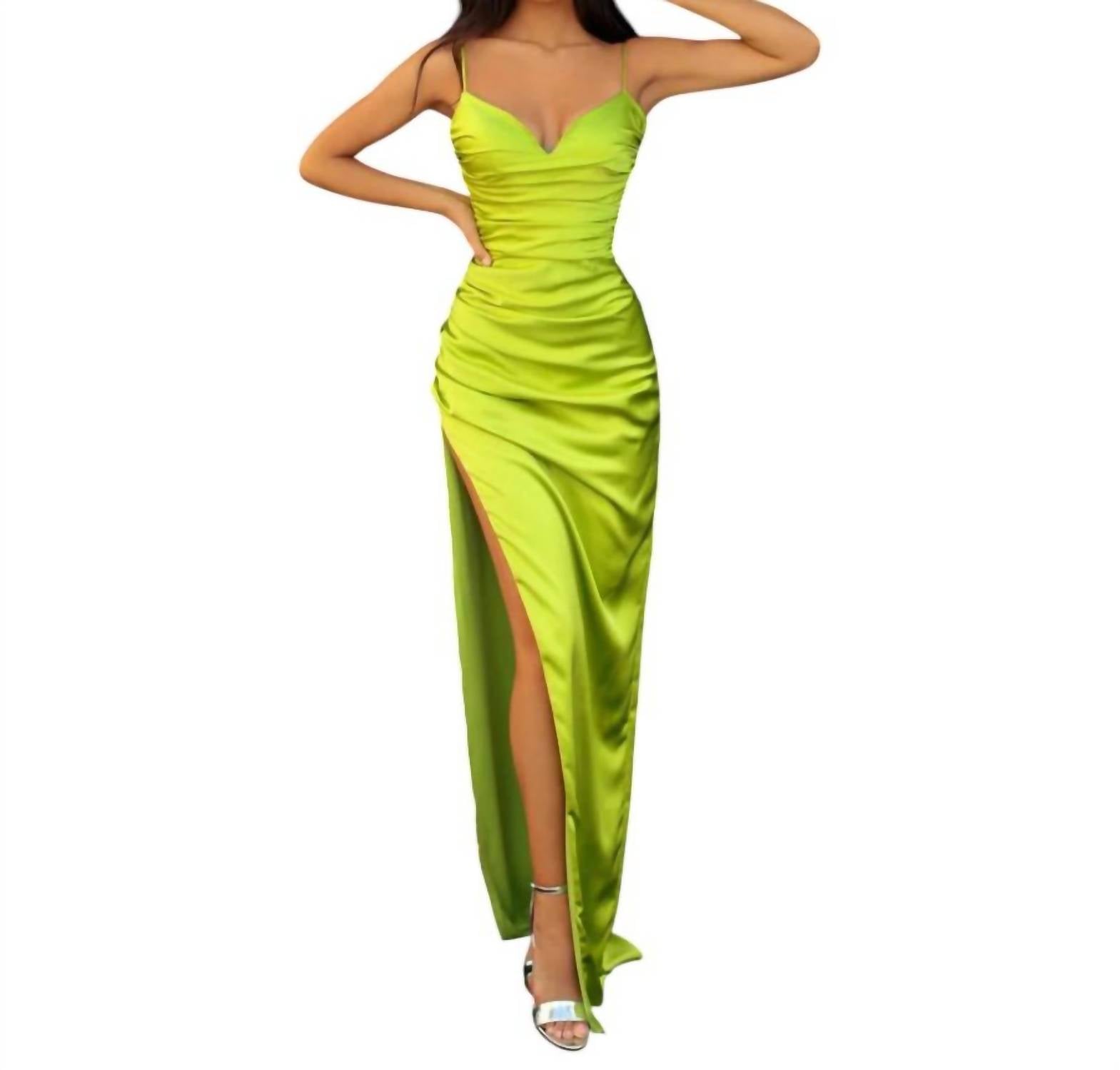 Tarik Ediz - Satin Evening Gown