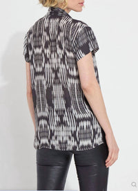 Lysse - Katya Folded Neck Short Sleeve Top
