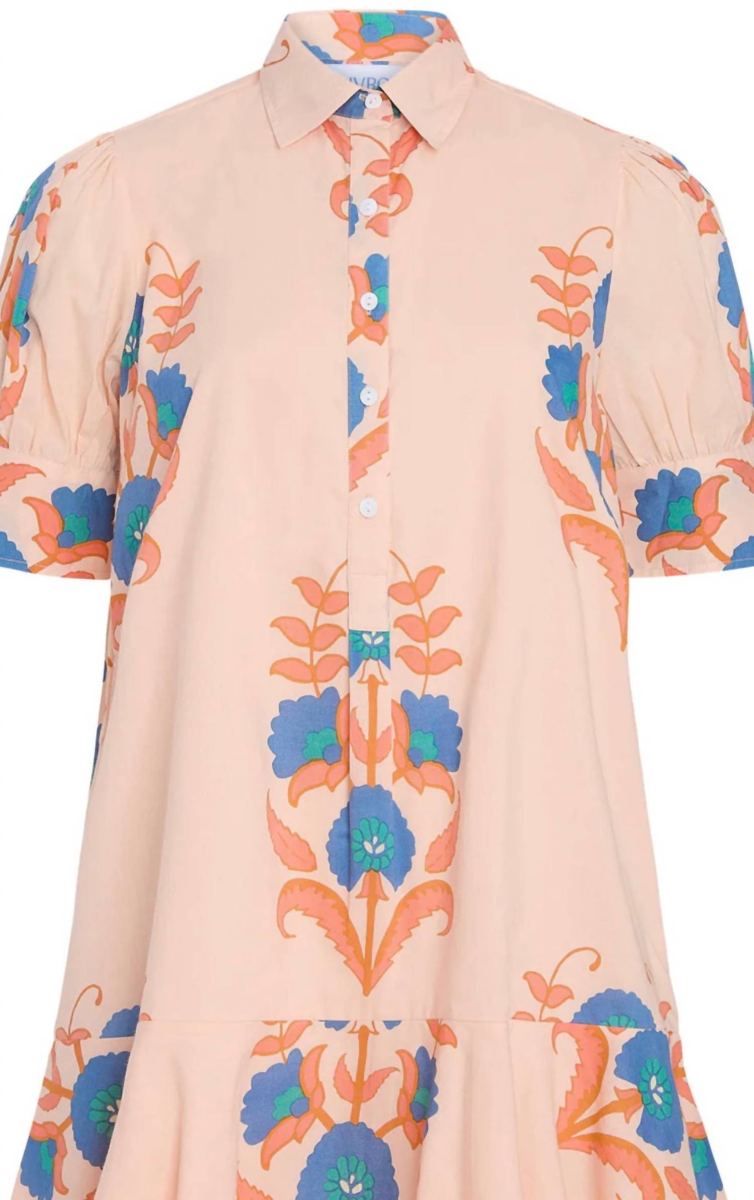 Livro Liv Mini Dress in pink sands - women's dress - alternate view