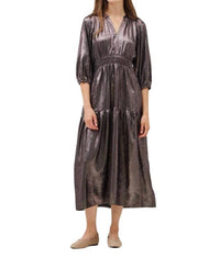 Grade & Gather - Pleated Waist Shimmer Dress