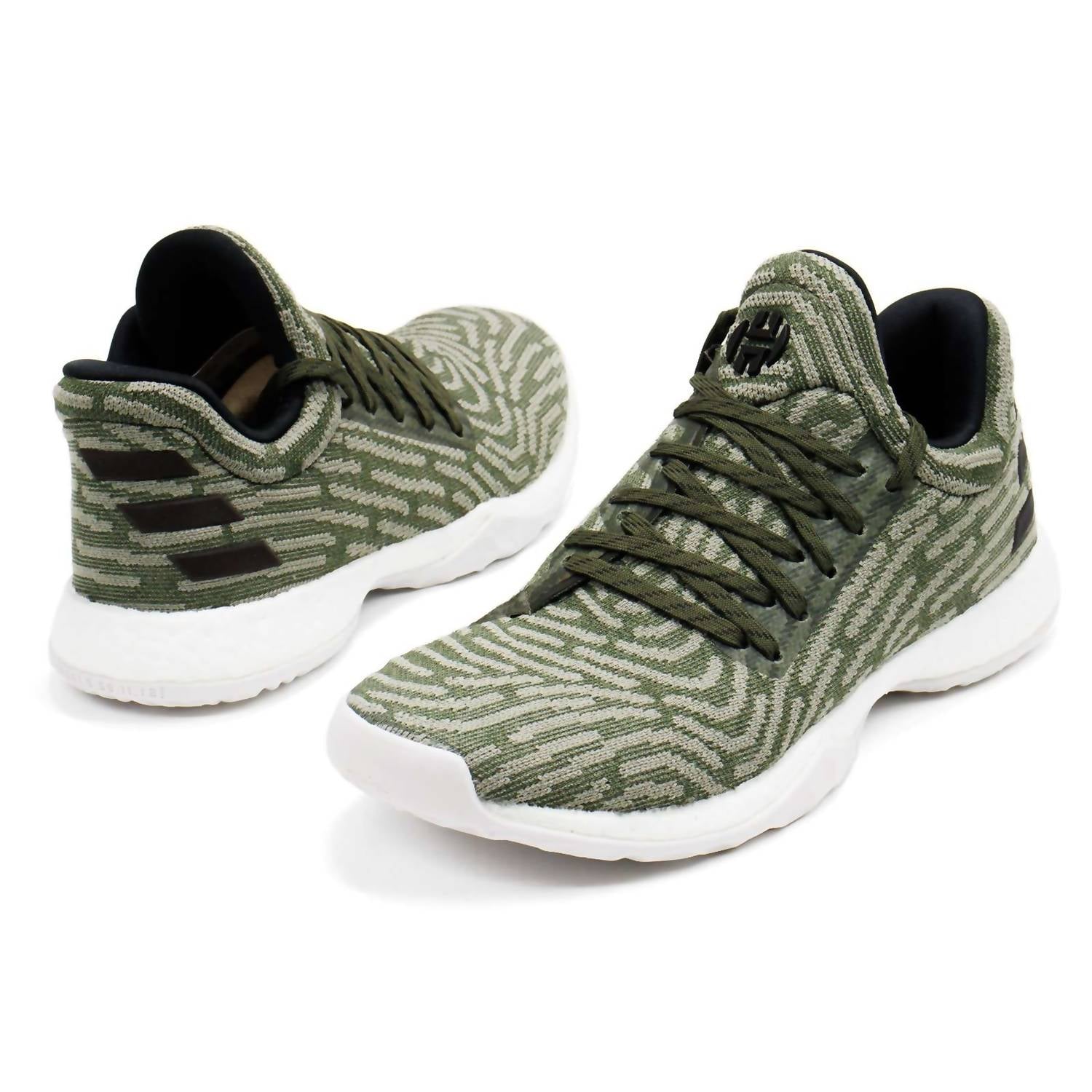 adidas Men's Harden Vol.1 Ls Primeknit Basketball Shoes in night cargo - men's shoe - view 4