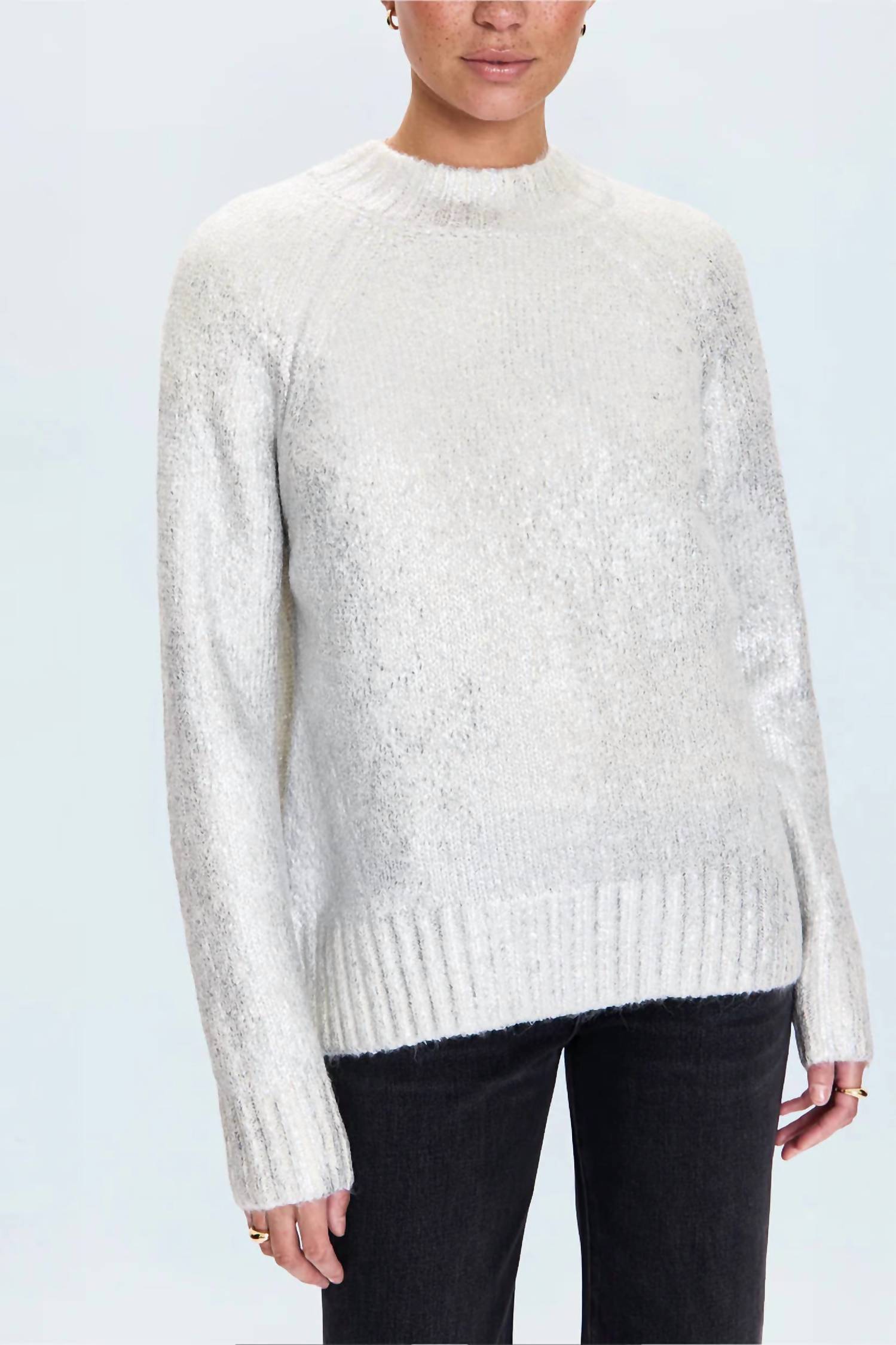 PISTOLA Ilana Sweater in silver frost - women's sweater - view 4