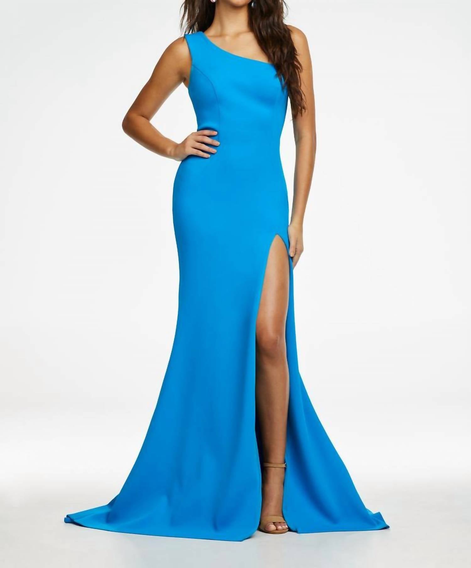 Ashleylauren - One Shoulder Gown