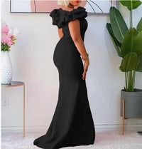 Metamorphosis Girl - Ruffle Front Strapless Formal Gown Dress