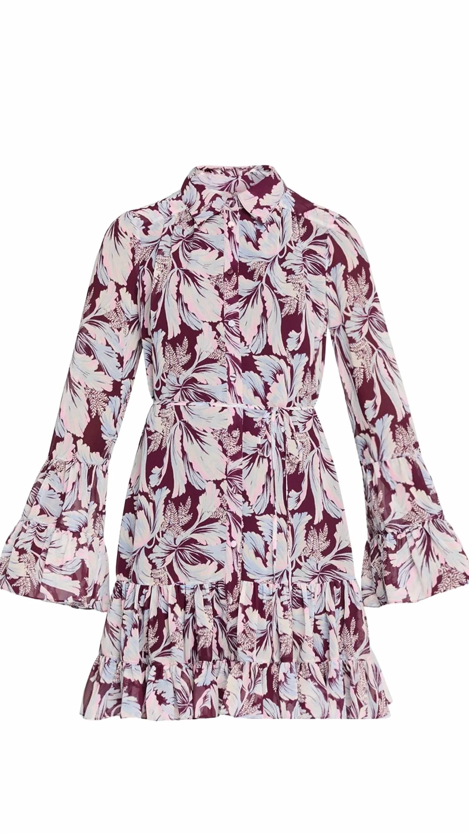 Cinq A Sept - Lyra Tulip Ruffled Mini Dress