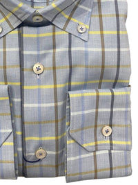Calder Carmel - Men's Luxury Melange Peached Twill Herringbone Shirt