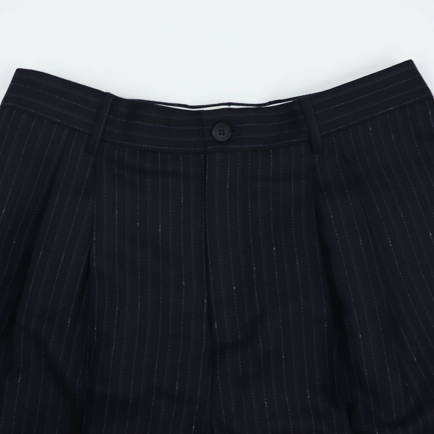 Salvatore Ferragamo - Men's Striped Wool Shorts