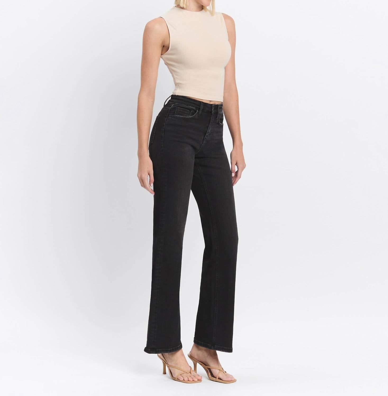 Flying Monkey - High Rise Loose Fit Jeans