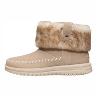 HEY DUDE Women's Camden Cuff Classic Cozy Bootie in blush - women's shoe - detail view