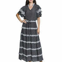 Apny - Ruffle & Tiered Maxi Dress