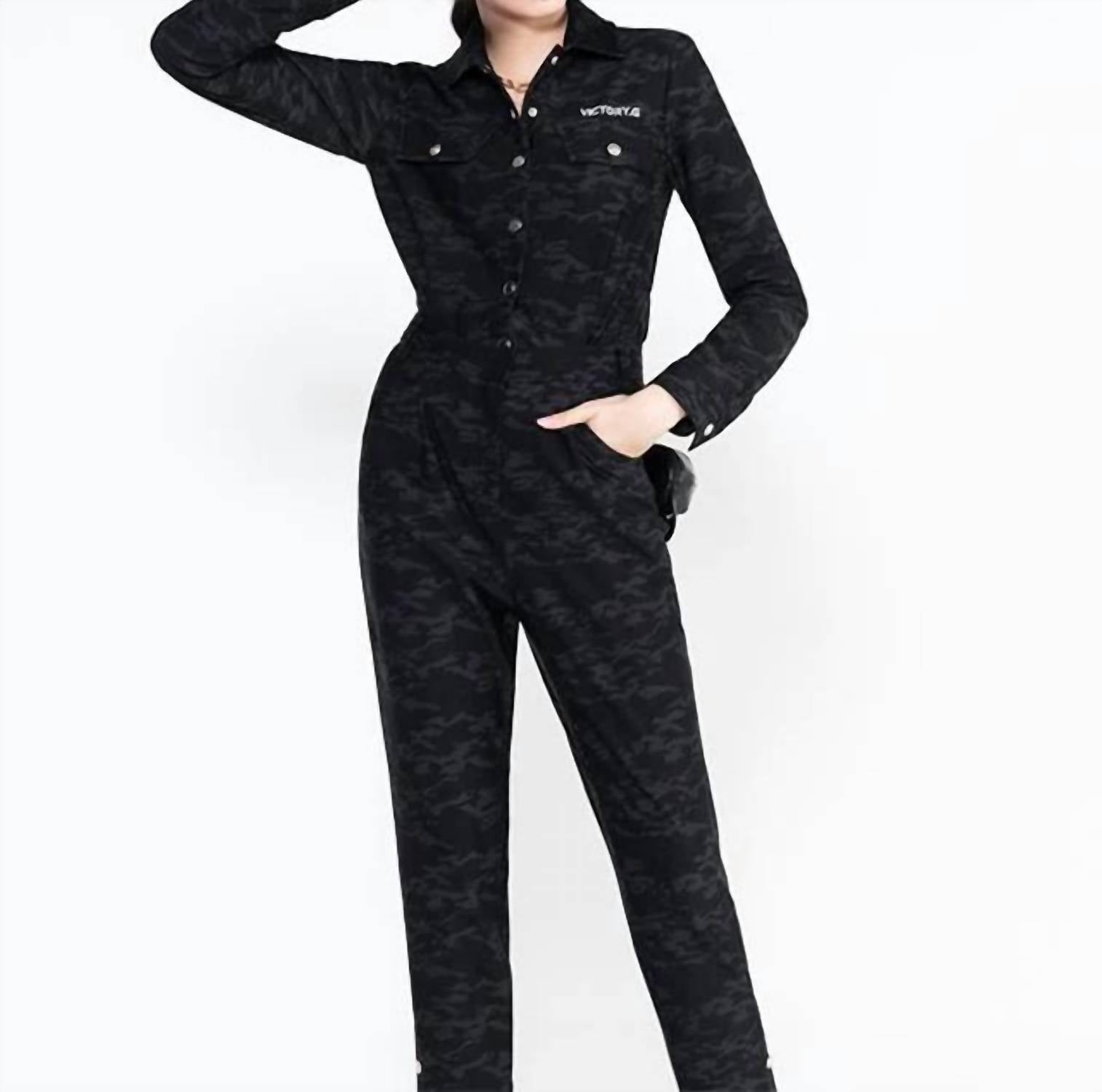 Victory.G - Stretch Camo Jumpsuit