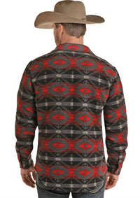 Powder River - Wool Aztec Jacquard Shirt Jacket