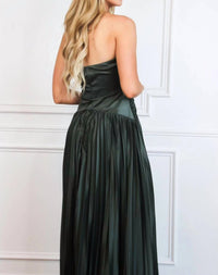 Maniju - Carolina Strapless Pleated Maxi Dress