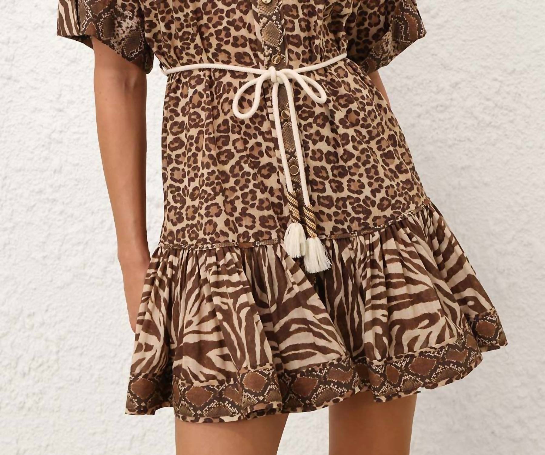 Zimmermann - Wanderlust Lantern Mini Dress