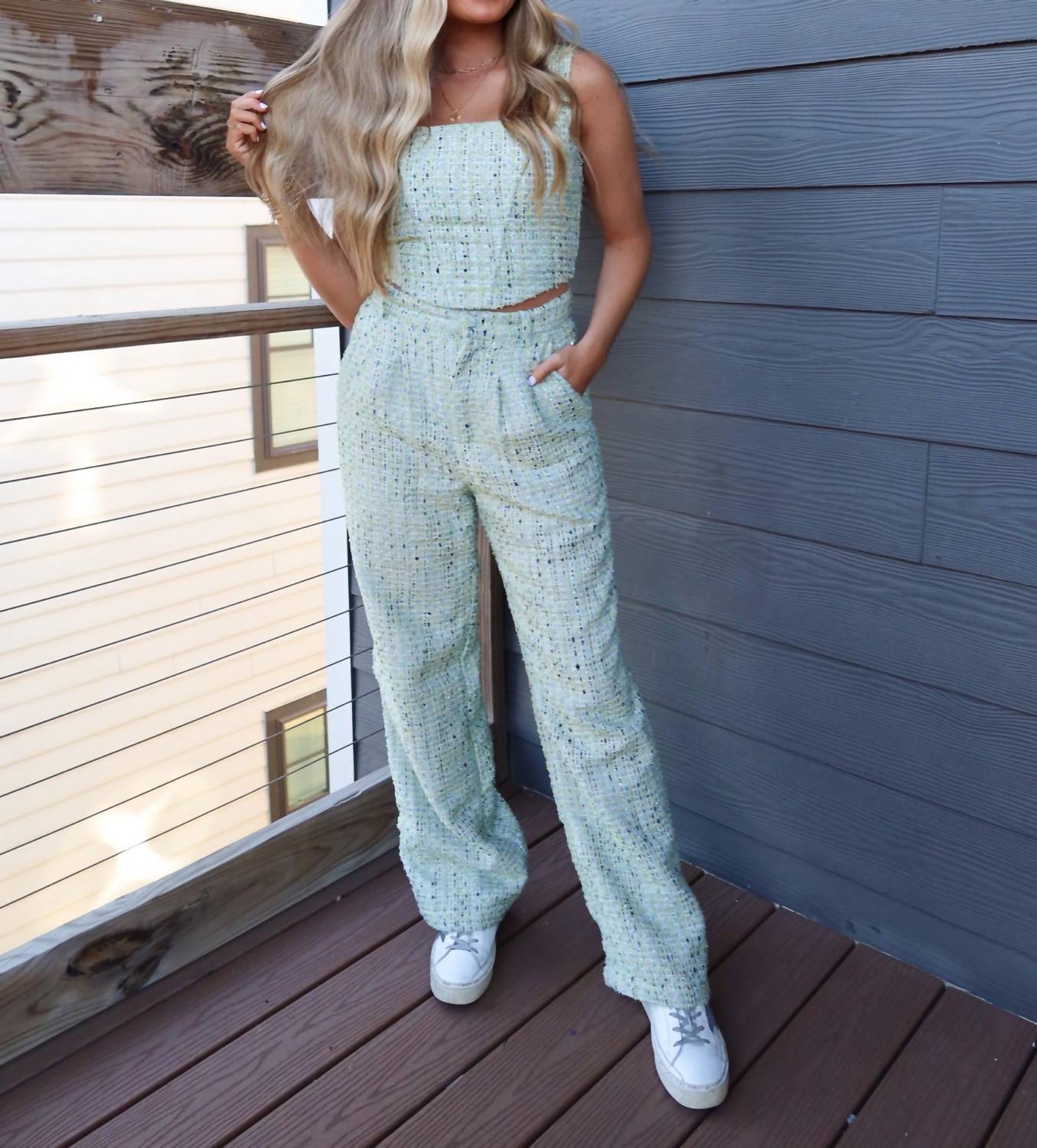Bailey Rose - Tweed Pants