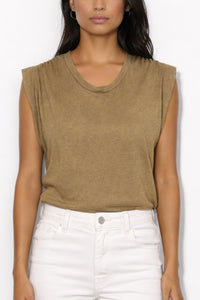 ISABEL MARANT Kotty Tee in khaki - women's blouse