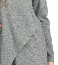 Papillon - Panelled Flap Over Sweater Dress With Pockets