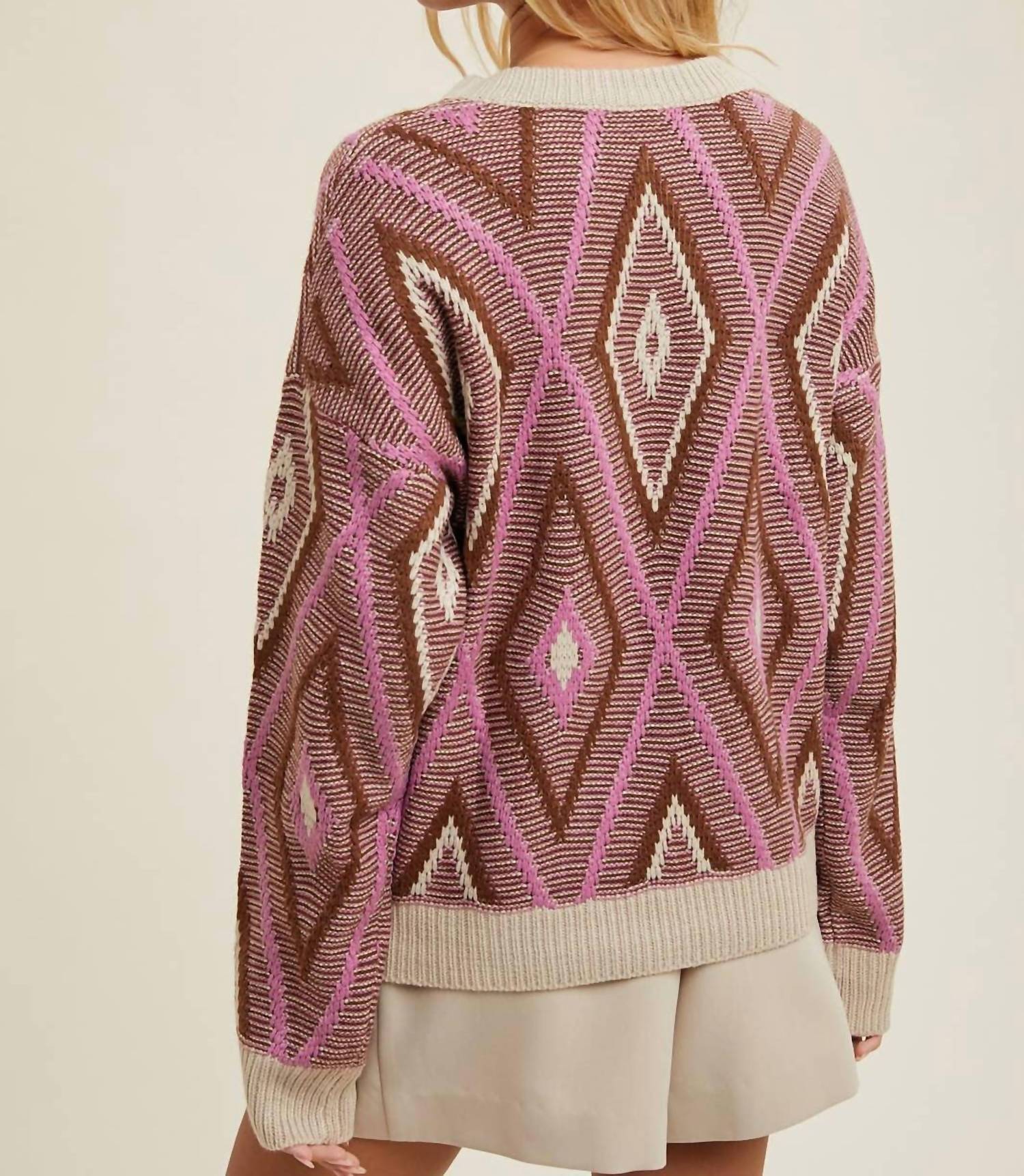 Wishlist - Diamond Dust Long Sleeve Sweater
