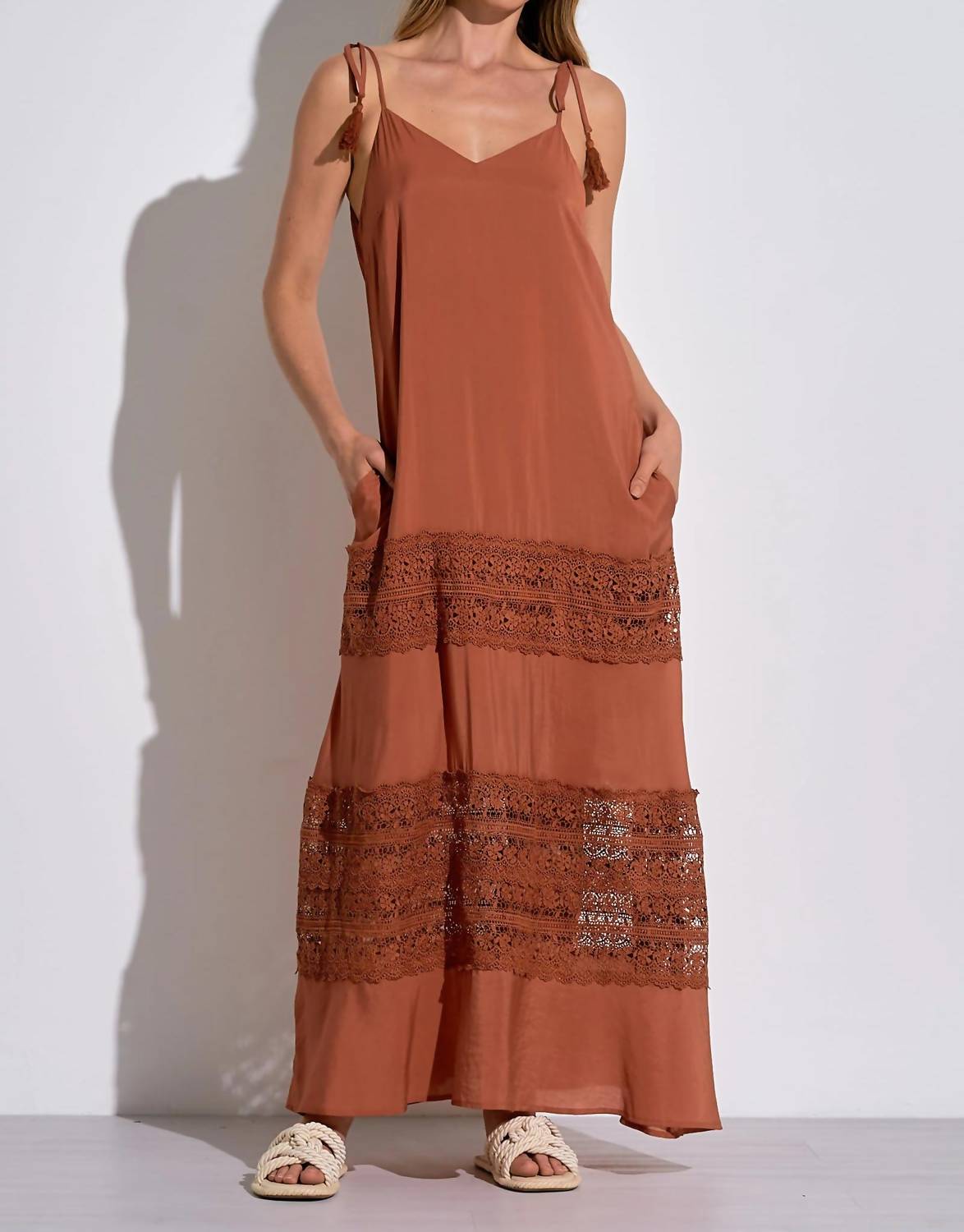 Elan - Crochet Maxi Dress
