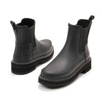 HUNTER Women's Refined Stitch Detail Slim Fit Chelsea Boots in black - women's shoe - view 5