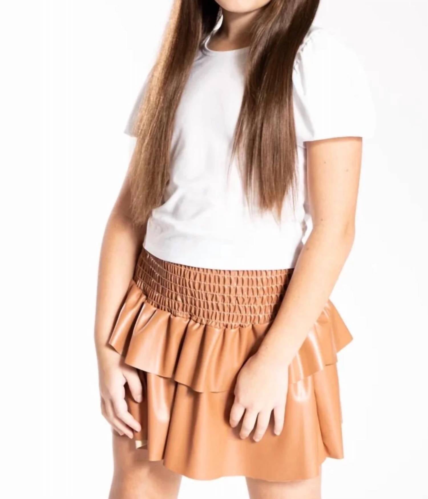 Cheryl Creations - Junior Julia Leather Skirt