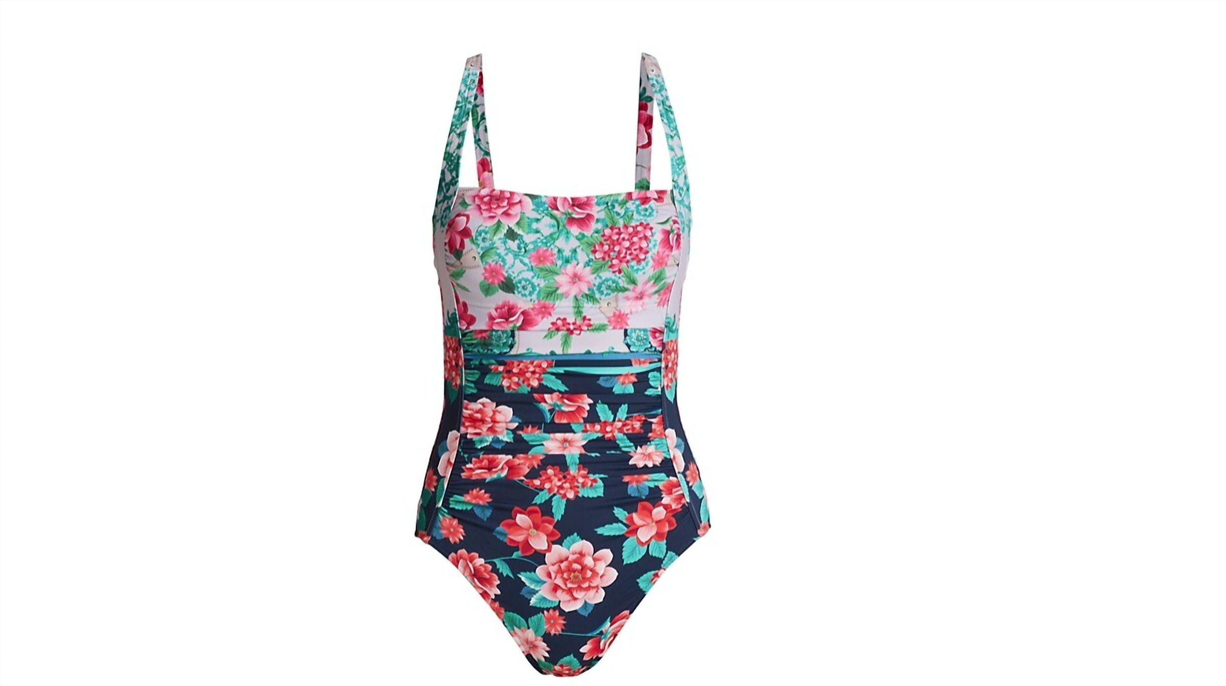 Johnny Was - JAPER RUCHED ONE PIECE SWIMSUIT