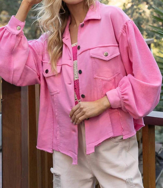 Pol - Hits You At The Waist Shacket - Plus