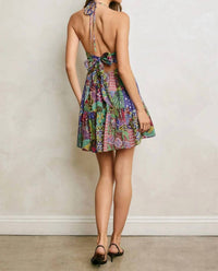 Dress Forum - Ariyah Patchwork Mini Dress