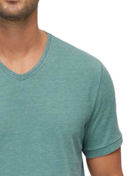 Flags & Anthem - Chantham Short Sleeve Burnout V Neck Tee