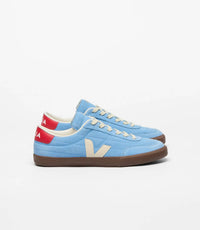 Veja - Women's Aqua Pierre Bark Suede Paneka Sneaker