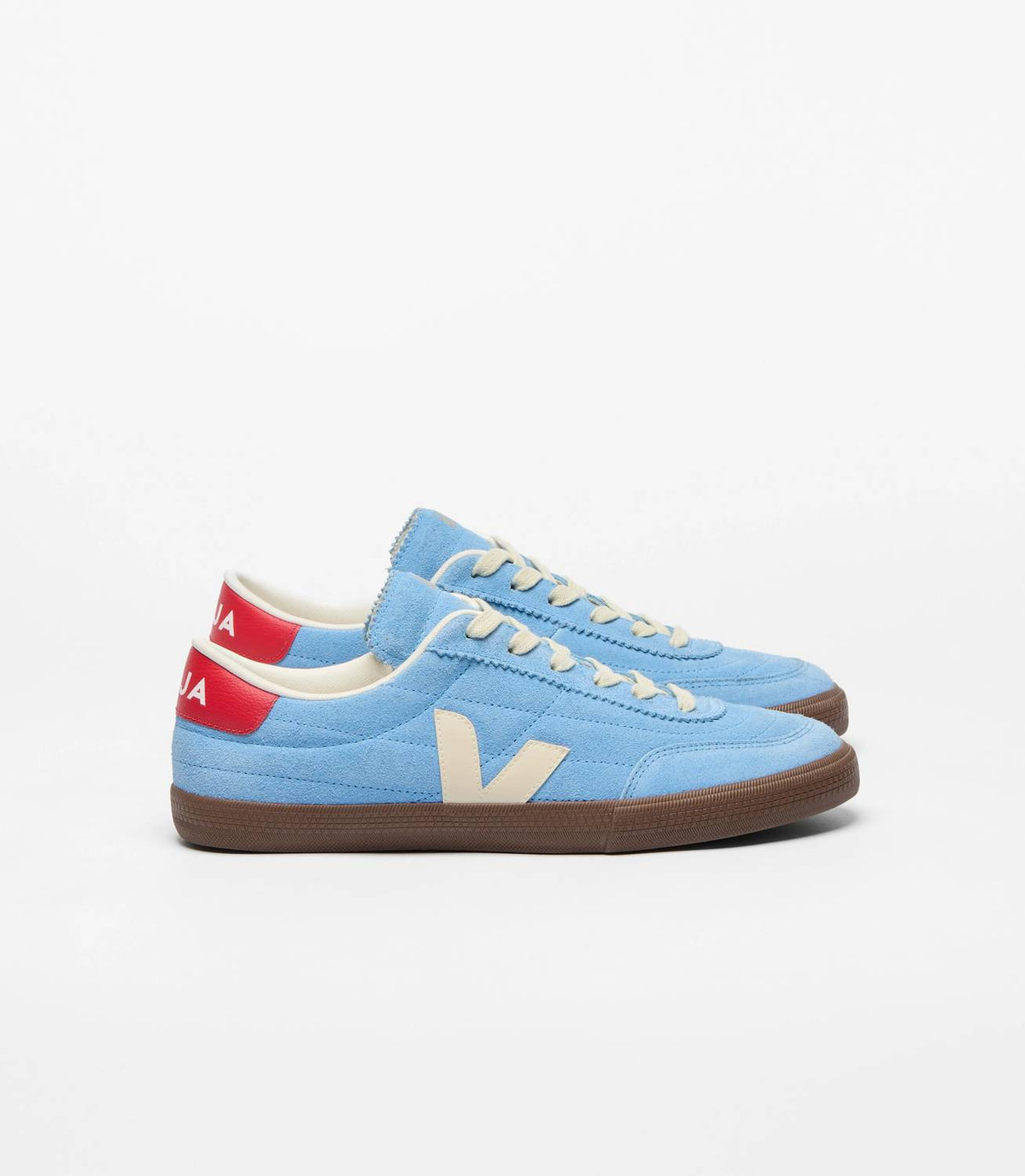 Veja - Women's Aqua Pierre Bark Suede Paneka Sneaker