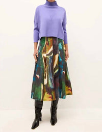 Marie Oliver Claudie Top in lilac - women's shirt