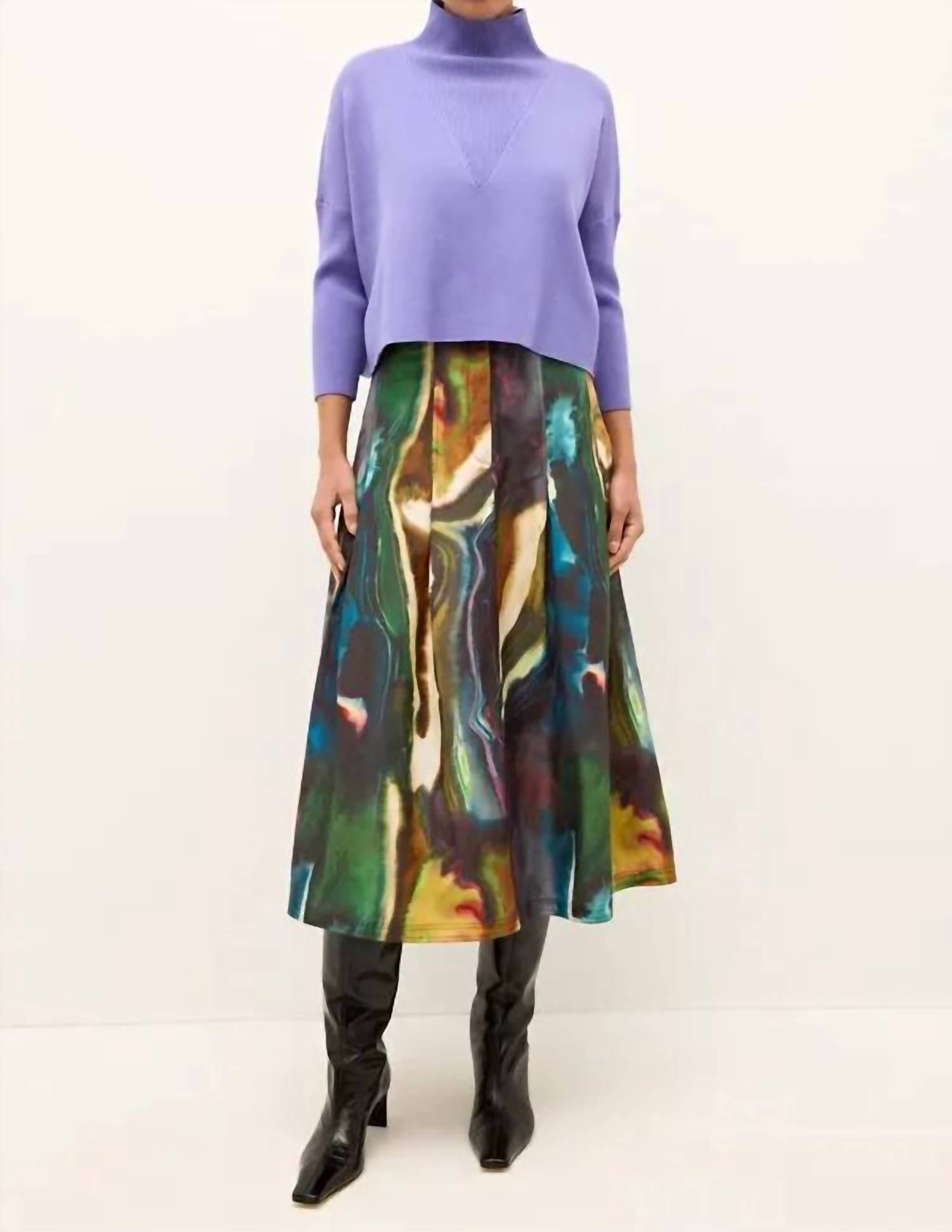 Marie Oliver Claudie Top in lilac - women's shirt
