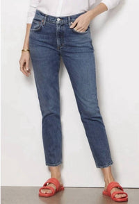 AGOLDE Willow Mid Rise Crop Jeans in organic - women's jeans