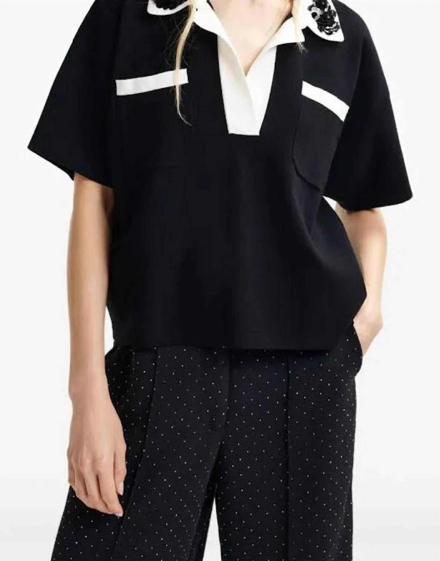 Essentiel Antwerp - Holseau Embroidered Polo Shirt