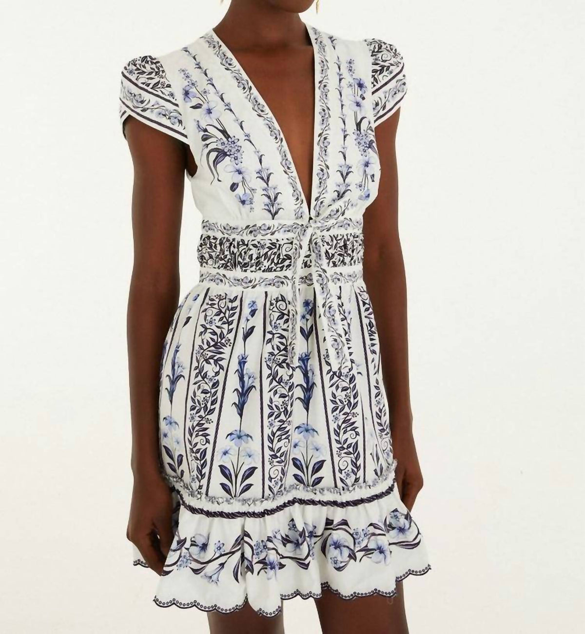 Farm Rio - FLOWERS ARCH MINI DRESS