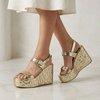 Love Rio - Women's Dovie Quilted Wedge Sandal