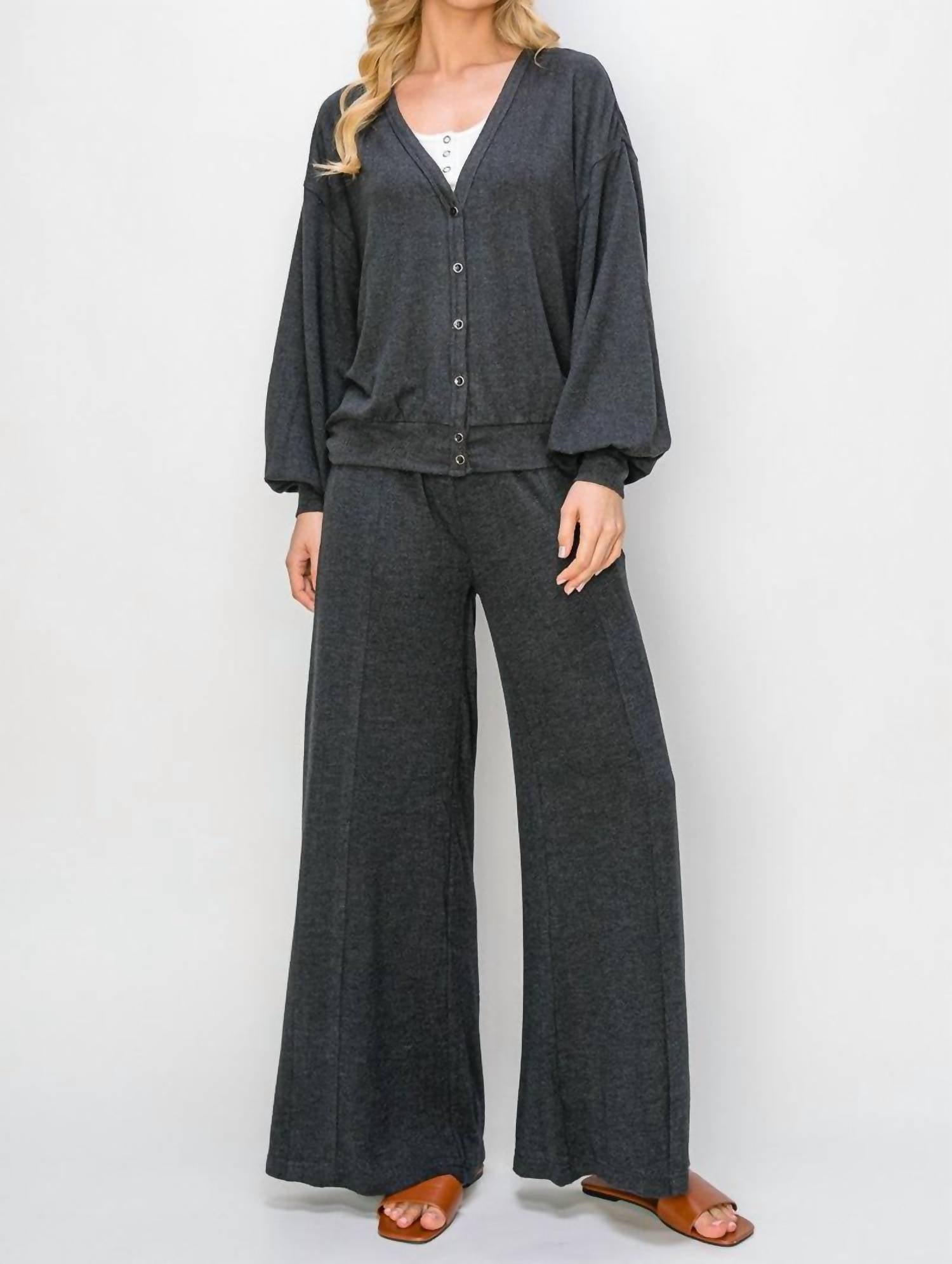 Risen - Ultra Soft Loungewear Wide Pant