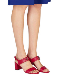 Salvatore Ferragamo - Women's Gancini-plaque Block-heel Sandals