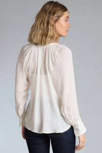 Lola & Sophie - Women's Tie Neck Blouse