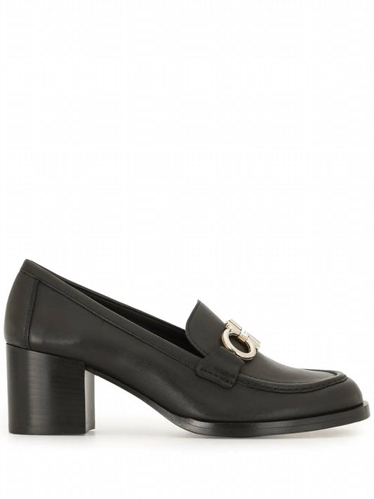 Salvatore Ferragamo - Women's Gancini Buckle Chunky Heel Loafers