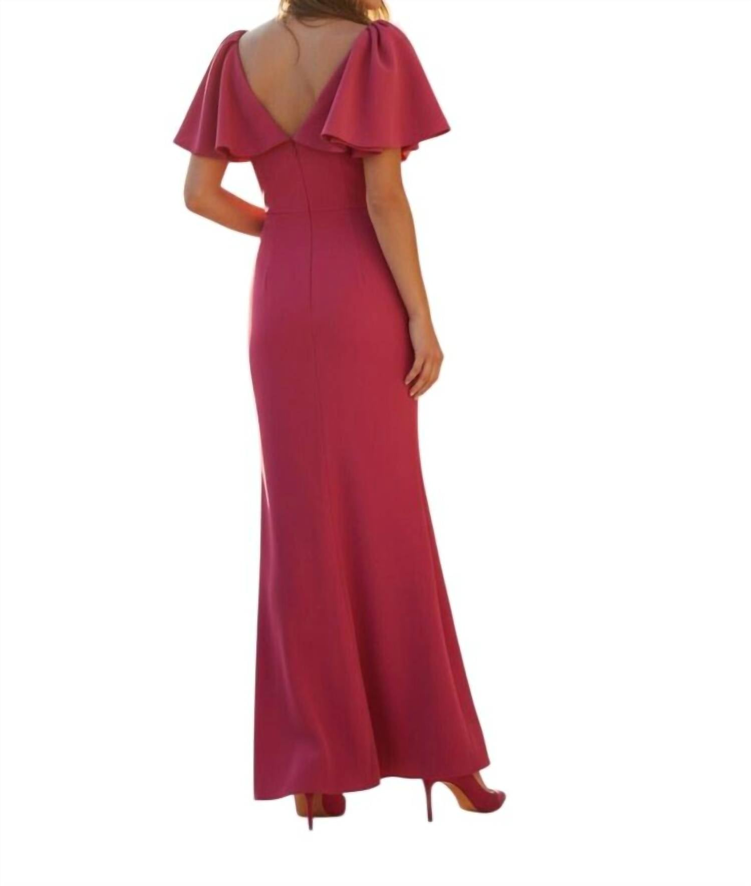 Frascara - Flutter Sleeve Dress