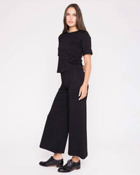 Ripley Rader - Ponte Knit Short Sleeve Top