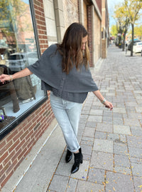 J. Society - Double Cape Sweater Top