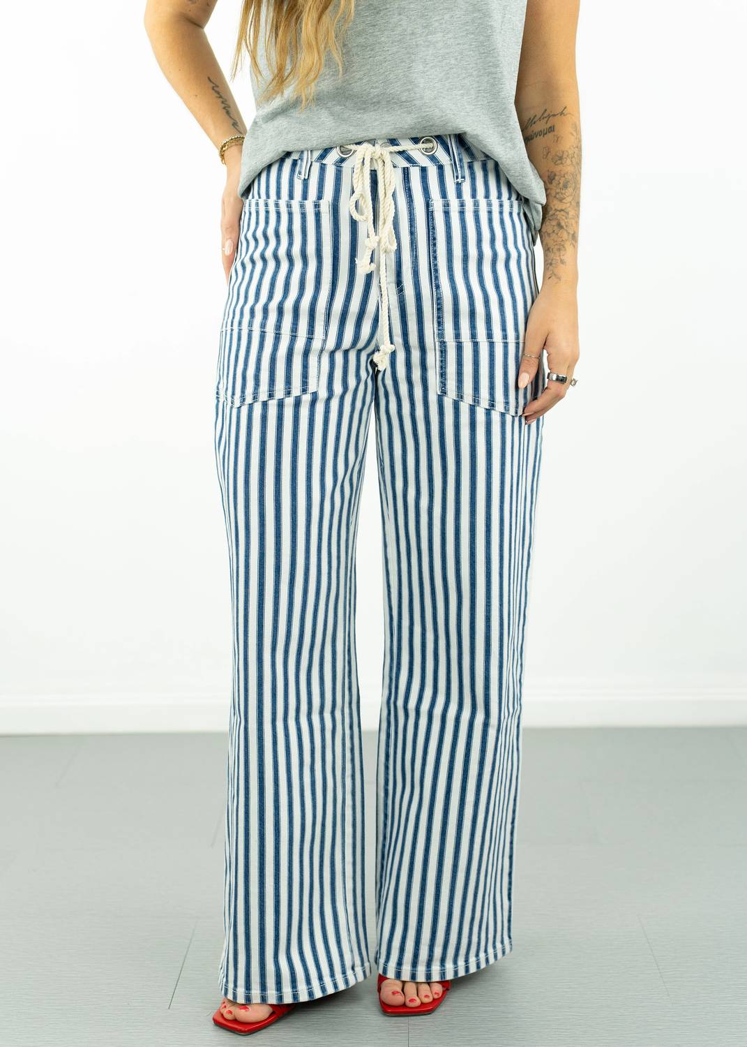 Bayeas - Tamsin Wide Leg Woven Pants