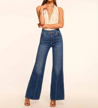 Ramy Brook - Tina High-rise Wide-leg Jeans