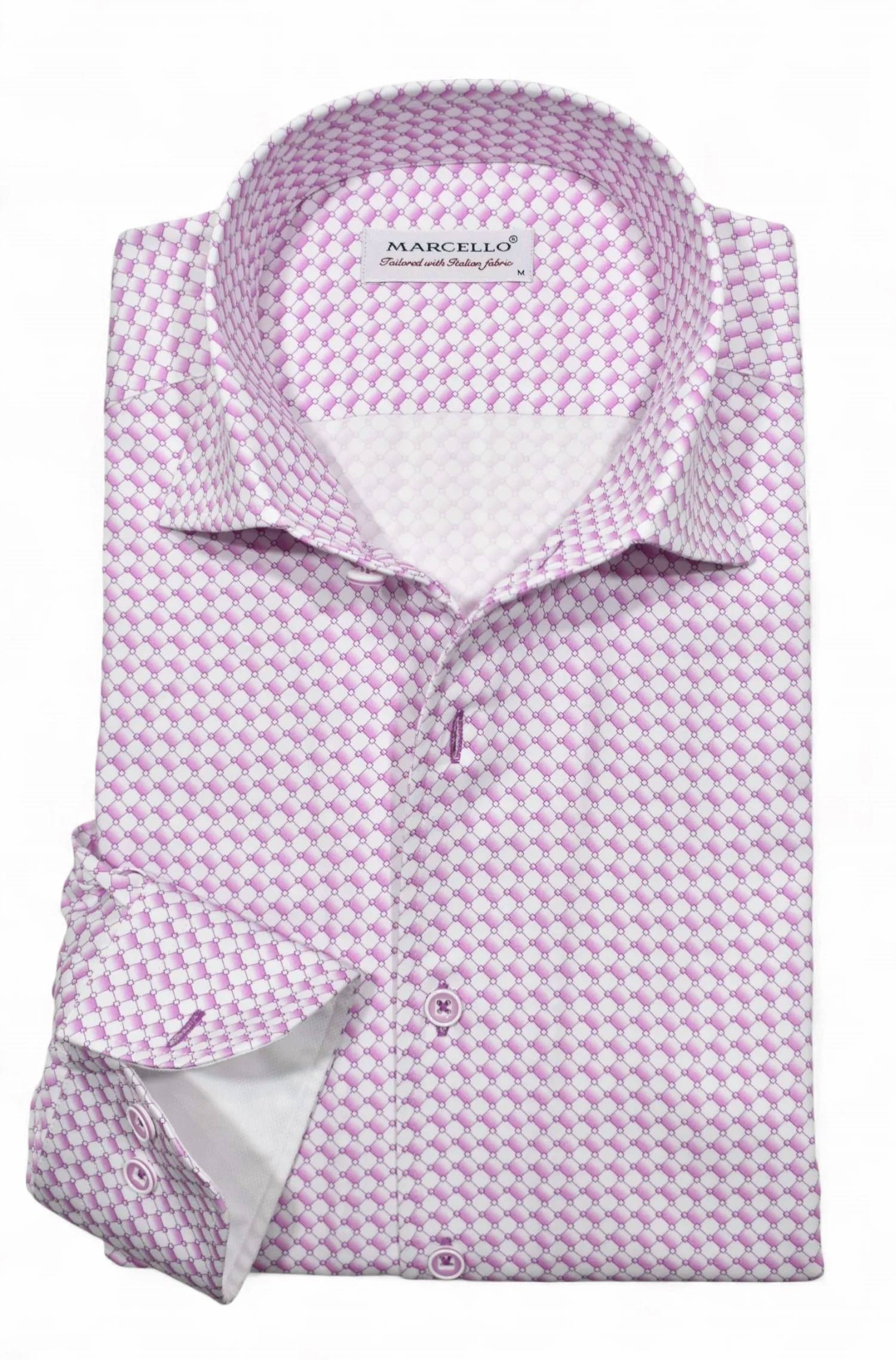 Marcello - Men's Long Sleeve Dress Shirt